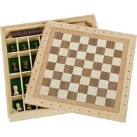 goki 56953 Spiele-Set Schach, Dame und Mühle von Goki