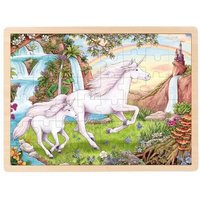 goki 57366 Einlegepuzzle Einhorn von Goki