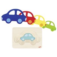 goki 57485 Schichtenpuzzle Auto von Goki