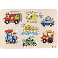 goki 57491 Steckpuzzle Verkehrsmittel von Goki