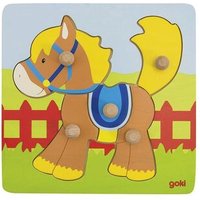 goki 57555 Steckpuzzle Pferd von Goki