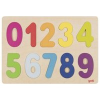 goki 57731 Einlegepuzzle Zahlen 0-9 von Goki