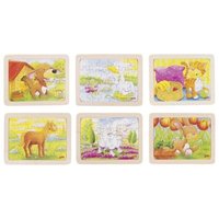 goki 57807 Einlegepuzzle Tiere von Goki