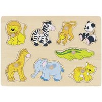 goki 57874 Steckpuzzle Zootiere von Goki