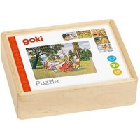 goki 57877 Würfelpuzzle Märchen von Goki