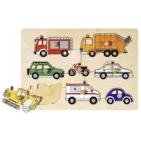 goki 57996 Steckpuzzle Verkehrsmittel von Goki