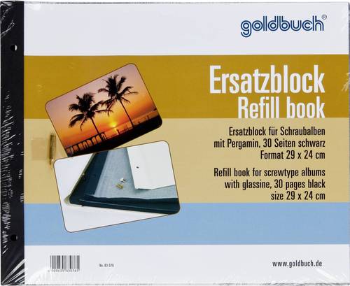 Goldbuch 83076 Fotoalbum Schwarz 30 Seiten von Goldbuch