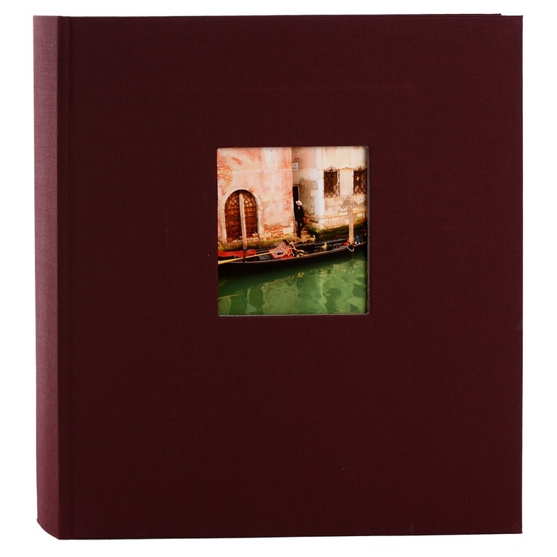 Goldbuch Fotoalbum Bella Vista 25 x 25 cm bordeaux (weiß) von Goldbuch