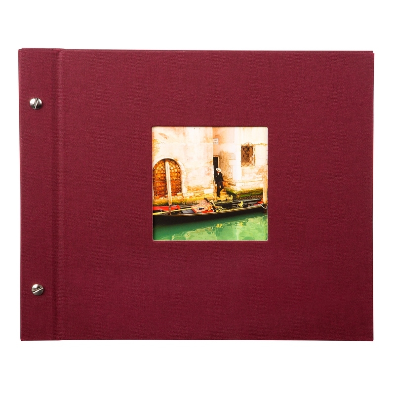 Goldbuch Schraubfotoalbum  Bella Vista 30 x 25 cm bordeaux (schwarz) von Goldbuch