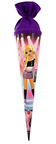 goldbuch 97586 Schultüte 70 cm, mit Licht- und Soundeffekten, Zuckertüte mit Glamour Girl Motiv, Geschenktüte aus Lackkarton, Geschenkverpackung zur Einschulung und Schulanfang von goldbuch