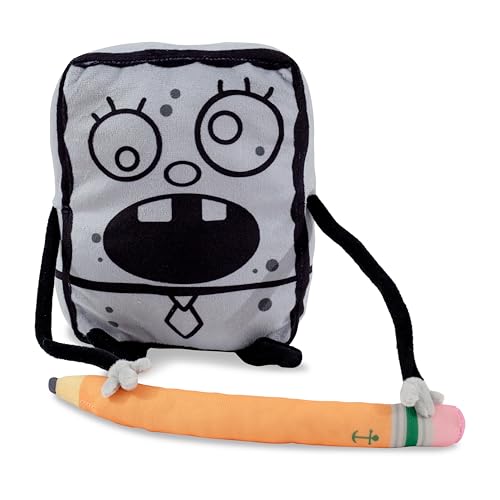 Nickelodeon Spongebob Schwammkopf DoodleBob 25,4 cm Sammler Plüschtier, großes weiches Stofftier von Golden Bell Studios