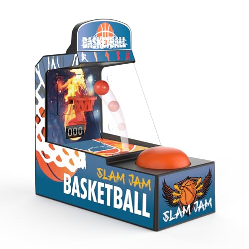 Golden Security Desktop Arcade Tabletop Indoor Basketball Shooting Game für Kinder und Erwachsene, Mini Arcade Basketball Spiel für Büro für Erwachsene, Beste Geschenkidee für Jungen und Mädchen von Golden Security