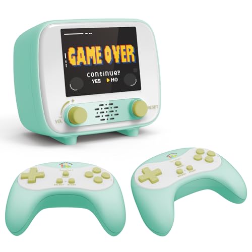 Handheld Game Console Zwei Spieler Spiele, Mini Arcade Maschine, Retro Handheld Konsole Mit 300 Klassischen Spielen, 2.8" LCD-Bildschirm, Und RCA AV Kabel auf TV-Ausgang, für Kinder Und Erwachsene von Golden Security