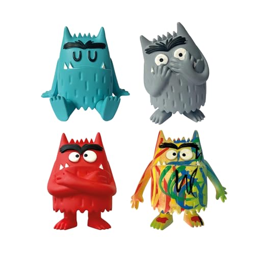 Comansi Mehrfarbiges Set Monster Kollektion (4 Figuren) von Comansi