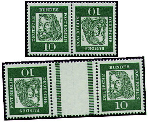 Goldhahn Berlin-Zusammendrucke K3-KZ1 - Dürer 1962 postfrisch- Briefmarken für Sammler von Goldhahn