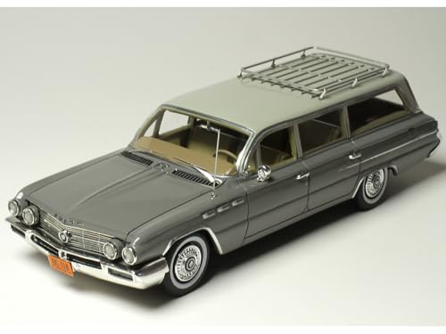 Goldvarg Collection 1962 Invicta Station Wagon Rehkitz Nebelgrau mit beigem Top Limited Edition auf 200 Stück weltweit 1/43 Modellauto GC-056B von Goldvarg Collection