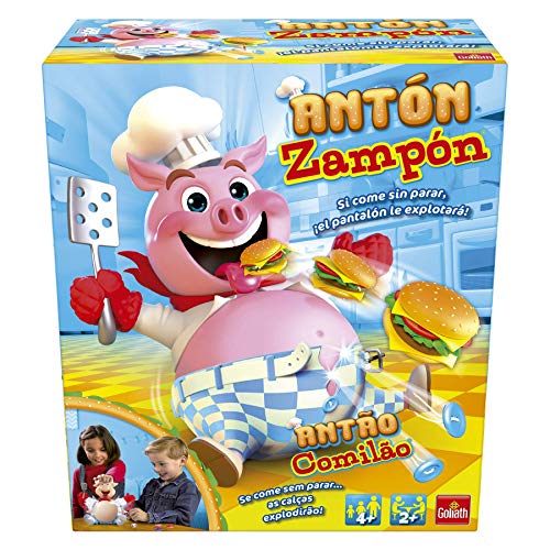 Goliath Anton ZAMPON - Brettspiel für Kinder für Jungen und Mädchen ab 4 Jahren, lustiges und pädagogisches Spiel für die Familie, stimuliert Reflexionen, 2 bis 6 Spieler, spanische Version von Goliath Toys