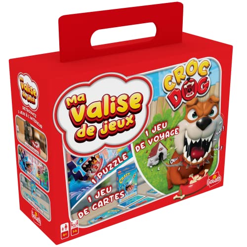 Goliath - Croc Dog Multi-Game Case - Brettspiele für Kinder - Ideal ab 4 Jahren - Für 1 bis 4 Spieler - Teilen Sie einzigartige Momente mit Freunden oder der Familie von Goliath Toys