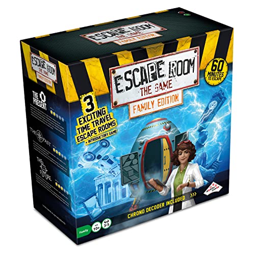 Goliath Escape Room The Game - Family Edition - Zeitreise, Familienspiele, Für 3-5 Spieler Ab 10 Jahren von Goliath Toys