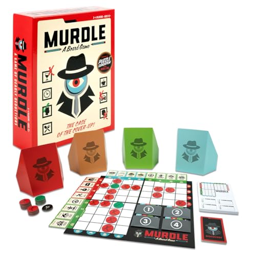 Goliath Games Presents: Murdle - The Board Game | Basierend Puzzlebuch | Hinweise, Codes, Mystery, Murdle | Für 1+ Spieler ab 14 Jahren von Goliath Toys