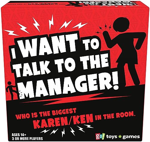 Goliath I Want to Talk to The Manager, Kartenspiel auf Englisch für Kinder ab 14 Jahren, Partyspiel für 3 bis 8 Spieler von Goliath Toys