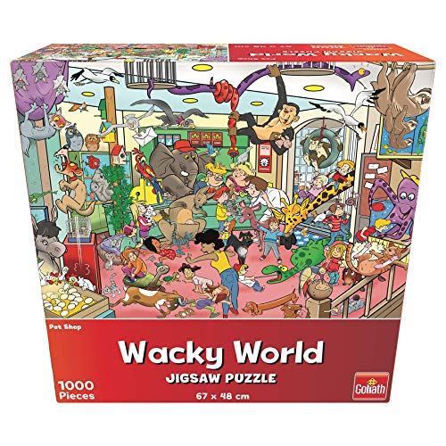 Goliath 918557006 Puzzle Tierhandlung Wacky World, bunt von Goliath Toys