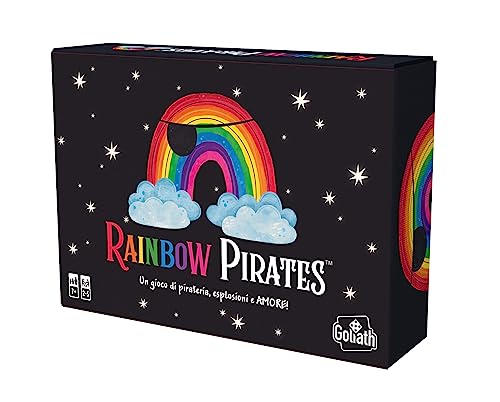 Goliath Rainbow Pirates (Italienische Ausgabe), Kartenspiel, Partyspiel, 2–5 Spieler, 7+ Jahre von Goliath Toys