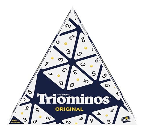 Goliath - TRIOMINOS Original, Brettspiele ab 6 Jahren, Strategie- und Denkspiel mit Dreiecksdominos, Klassiker seit 50 Jahren, Familienspiel Für 2-4 Spieler, 30 Min, Gesellschaftsspiele von Goliath Toys