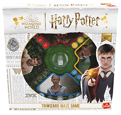 Goliath Harry Potter Tri Wizard Maze, Brettspiel ab 5 Jahren, Familienspiel für 2 bis 4 Spieler von Goliath