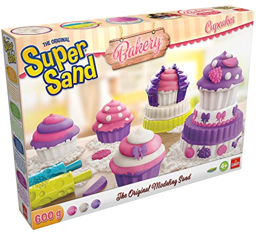 Goliath 383341.006 Strände, Spiel Super Sand Cupcakes, weiß, Klein von Goliath Toys