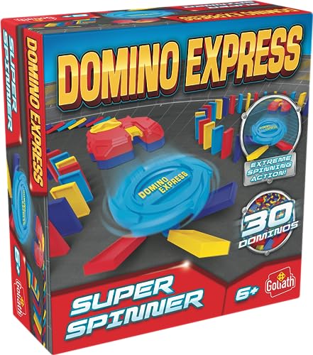 Goliath Domino Express Stunt Spinner, Konstruktionsspielzeug für Kinder ab 6 Jahren, Domino Spiel mit 30 Steinen von Goliath Toys