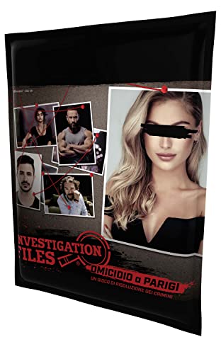 Investigation Files: Omicid in Paris - Brettspiel in Hartbox - 1 oder + Spieler, ab 14 Jahren von Goliath Toys