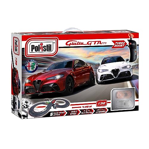 Polistil Elektrobahn Alfa Romeo Giulia GTAm im Maßstab 1:32 von Goliath Toys