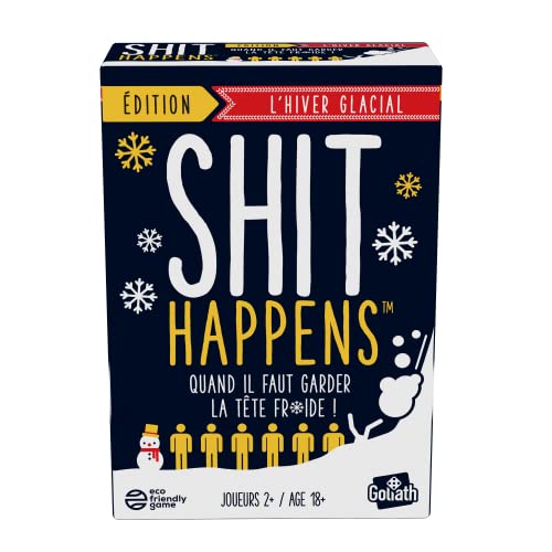 SHIT HAPPENS: L'WINTER GLACIAL – Gesellschaftsspiel für Erwachsene – Gesellschaftsspiel ab 18 Jahren – Kartenspiel zum Spielen zwischen Freunden – Kult-Abende für 2 Spieler und mehr – 30 Minuten von Goliath Toys