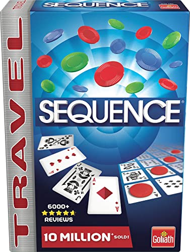 Sequence Travel - Ein Brettspiel Für Kinder und Erwachsene Ab 7 Jahren - Strategisches Kartenspiel Mit Spannenden Wendungen - Pädagogisches Gesellschaftsspiel Für 2-12 Spieler von Goliath Toys