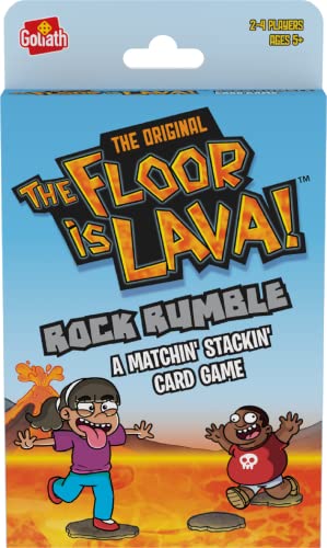 The Floor is Lava - Lava Rush Card Game 12L von Goliath Toys