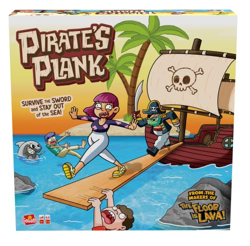 Goliath Pirate's Plank – von The Makers of The Floor is Lava, ab 4 Jahren, 2–4 Spieler Goliath Pirate's Plank – von The Makers of The Floor is Lava, ab 4 Jahren, 2–4 Spieler von Goliath