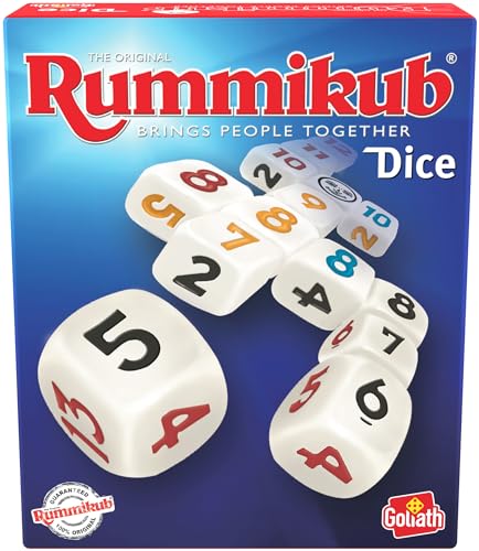 Goliath Rummikub Dice - Das Klassische Original-Würfelspiel für Erwachsene und Kinder ab 7 Jahren, Brettspiel für 2 Spieler Goliath Rummikub Dice - Das Klassische Original-Würfelspiel für Erwachsene und Kinder ab 7 Jahren, Brettspiel für 2 Spieler von Goliath