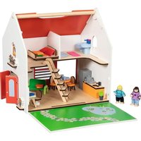 Tragbares Puppenhaus Eco House, mit Zubehör Tragbares Puppenhaus Eco House, mit Zubehör von Gollnest & Kiesel GmbH & Co. KG