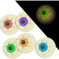 Trickball "Augapfel", 1 Stk, 3,3cm, nachtleuchtendes Auge von Gollnest & Kiesel GmbH & Co. KG