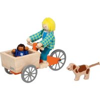 Lastenfahrrad mit 2 Biegepuppen und Hund von Gollnest & Kiesel GmbH &