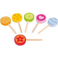 Goki 51554 - Lollies, 6-teilig, Holz, Zubehör für Kinderküche/Kaufladen Goki 51554 - Lollies, 6-teilig, Holz, Zubehör für Kinderküche/Kaufladen von Gollnest & Kiesel GmbH & Co. KG