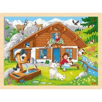 Goki 57381 - Einlegepuzzle Auf der Alm von Gollnest & Kiesel KG