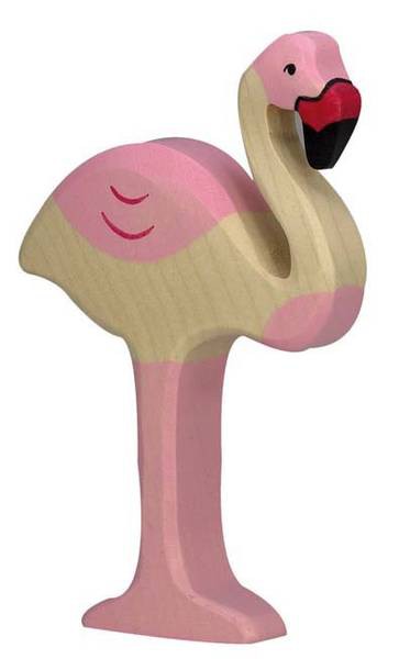 Holztiger Holzfigur Flamingo von Gollnest & Kiesel KG