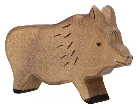 Holztiger Holzfigur Wildschwein Eber von Gollnest & Kiesel KG