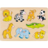 Goki 57874 - Steckpuzzle Zootiere von Gollnest & Kiesel KG