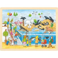 Goki 57744 - Einlegepuzzle Ausflug in den Zoo von Gollnest & Kiesel KG