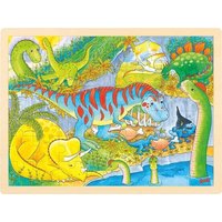 Goki 57724 - Einlegepuzzle Dinosaurier von Gollnest & Kiesel KG