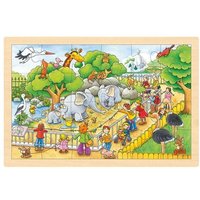 Goki 57808 - Einlegepuzzle Zoobesuch von Gollnest & Kiesel KG