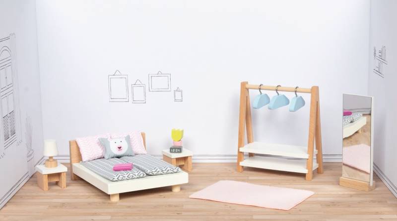 Goki Puppenhausmöbel Style Schlafzimmer von Gollnest & Kiesel